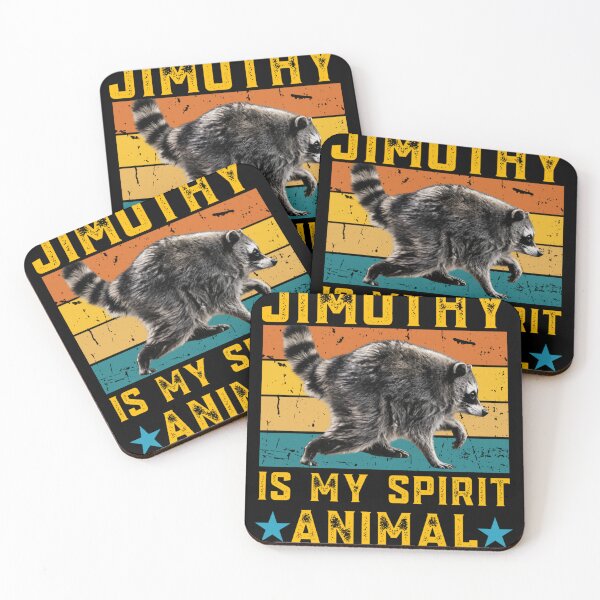 Item preview, Jimothy Raccoon is My Spirit Animal Raccoon Meme designed and sold by KatieThomShop.