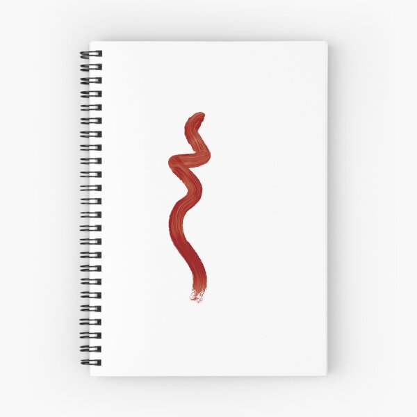 Item preview, Minimalist Red Brush Line Abstract Art designed and sold by Koussgh.