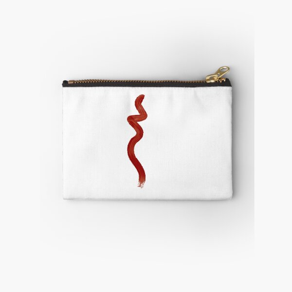 Item preview, Minimalist Red Brush Line Abstract Art designed and sold by Koussgh.
