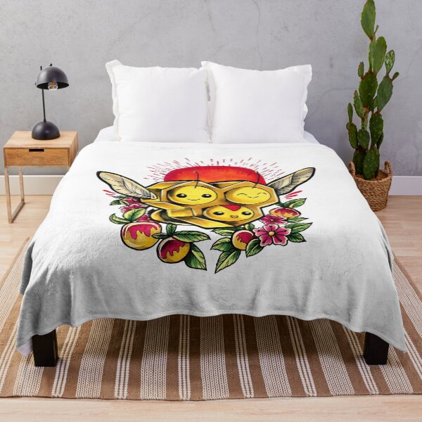 Item preview, Cute Bee Honeycomb Sun Nature Kawaii Art designed and sold by SristiBurd96.