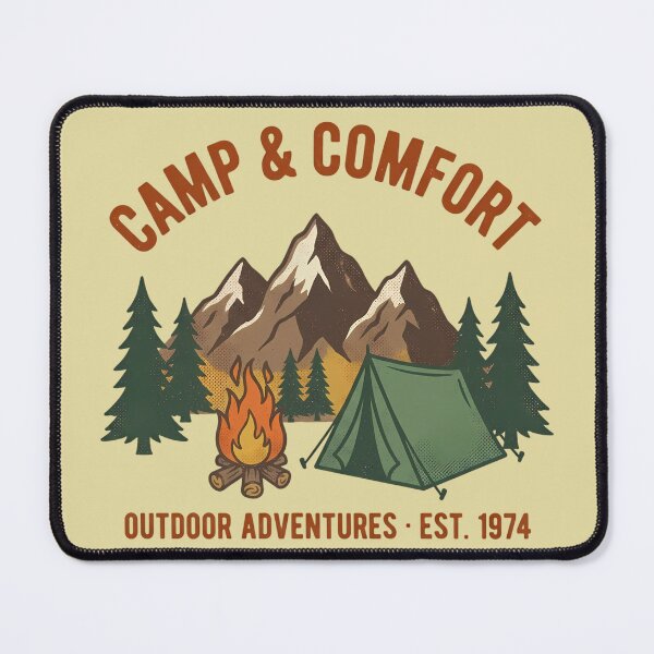 Item preview, Camp and Comfort Vintage Mountain Camping Adventure designed and sold by iwzzuel.