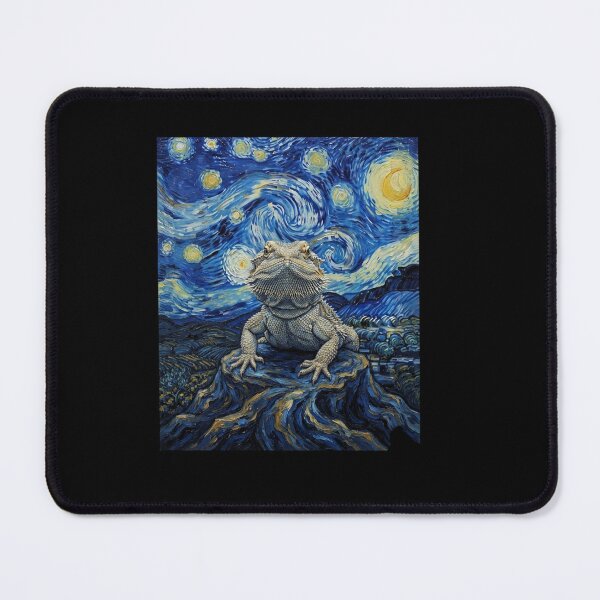 Item preview, Bearded Dragon Under Starry Night Funny Reptile Design designed and sold by Ostericaimusa.