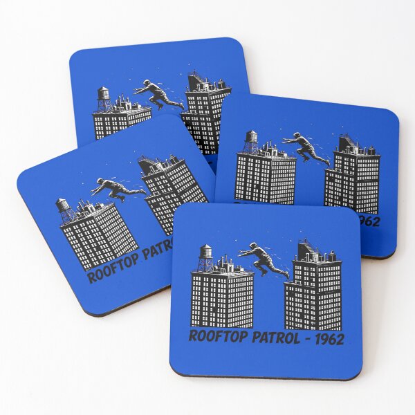 Item preview, Rooftop Patrol - Spider Hero designed and sold by GeeklyShirts.