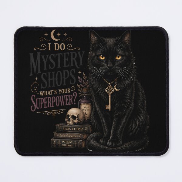 Item preview, Mystery Market Cat Retro Halloween Poster Halloween designed and sold by BernoNickel.