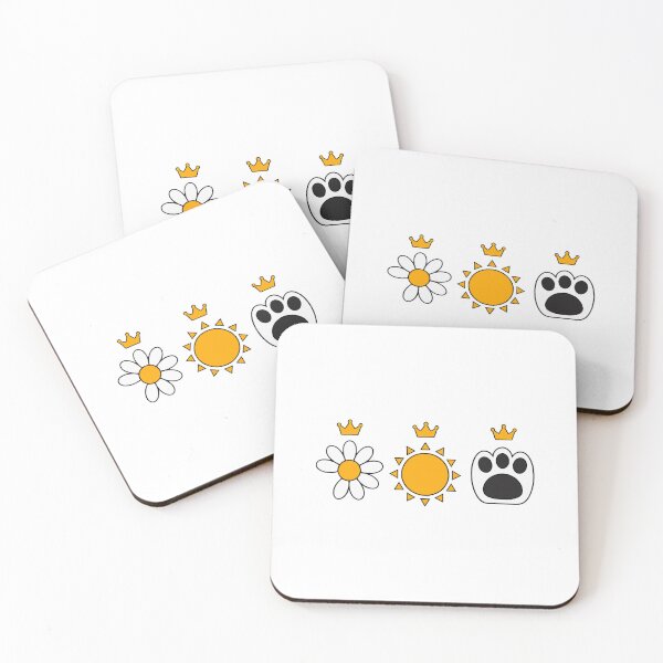 Item preview, Cute Daisy Sun Paw Print Crown Tee designed and sold by NaviSilvas2001.