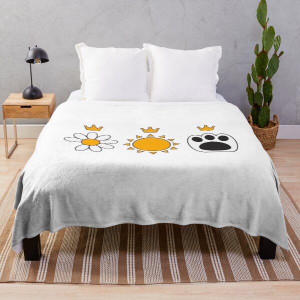 Item preview, Cute Daisy Sun Paw Print Crown Tee designed and sold by NaviSilvas2001.