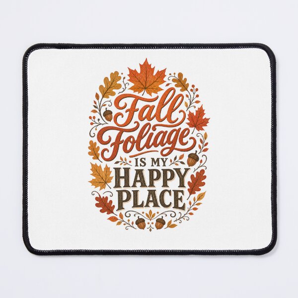 Item preview, Fall Foliage Is My Happy Place | Cute Fall Design for Women | Autumn Aesthetic Gift designed and sold by PrintSparkDesigns.