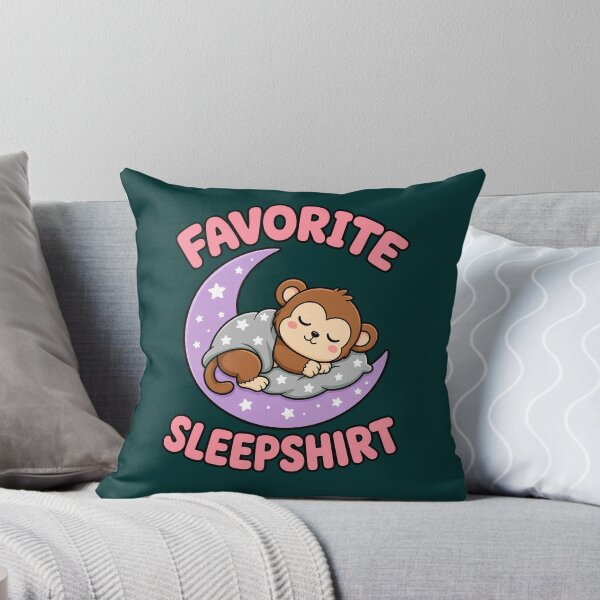 Item preview, Favorite Sleepshirt Sleepy Monkey designed and sold by KingSenPainting.