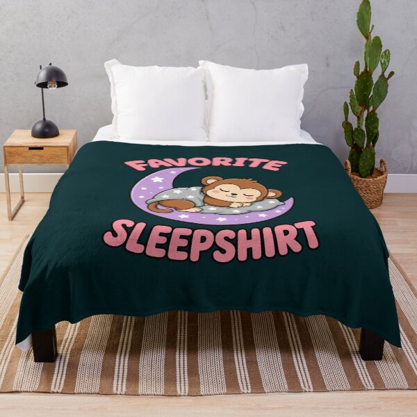 Item preview, Favorite Sleepshirt Sleepy Monkey designed and sold by KingSenPainting.