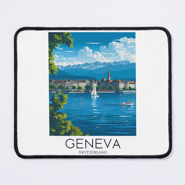 Item preview, A Pop Art Travel Print Of Geneva - Switzerland designed and sold by MemesRetails.