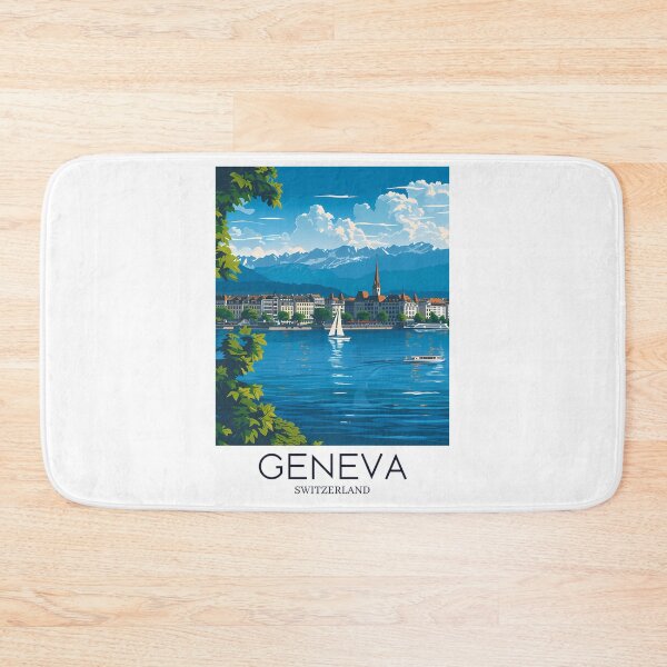 Item preview, A Pop Art Travel Print Of Geneva - Switzerland designed and sold by MemesRetails.