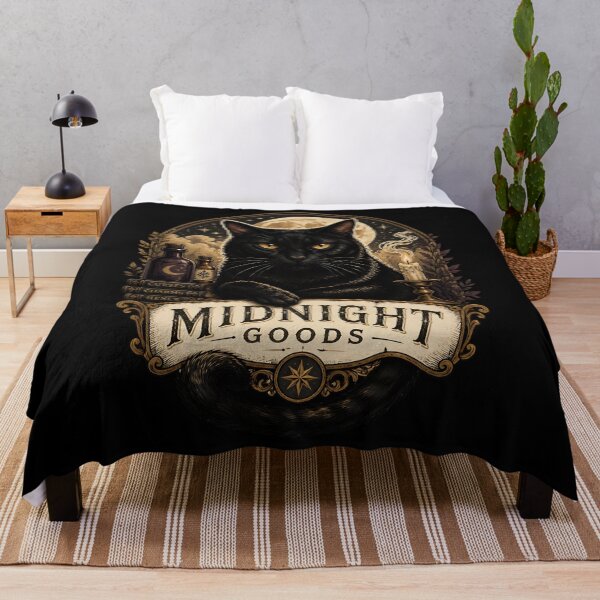 Item preview, Midnight Goods Cat Retro Halloween Poster Halloween designed and sold by BernoNickel.