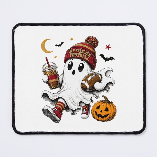 Item preview, Cute Ghost Football Drink Halloween  designed and sold by TishMiryah.