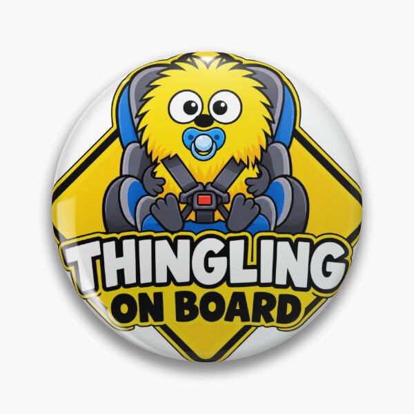 Item preview, Thingling on Board. Funny Baby on Board Sticker designed and sold by TheThinglings.