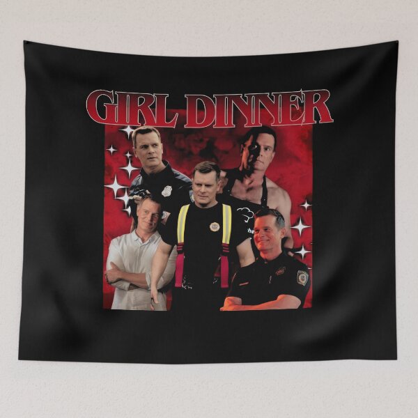 Item preview, Girl Dinner : Bobby Násh -Fire Fighter designed and sold by senatoore.