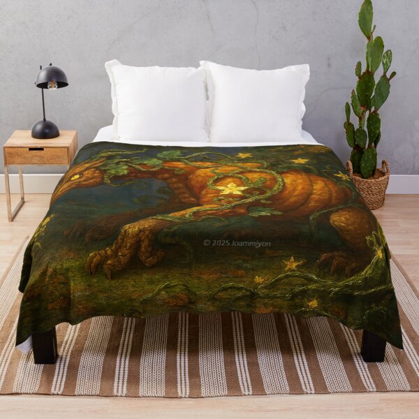 Item preview, Pumpkin Dragon in an Enchanted Forest designed and sold by Joammiyon.