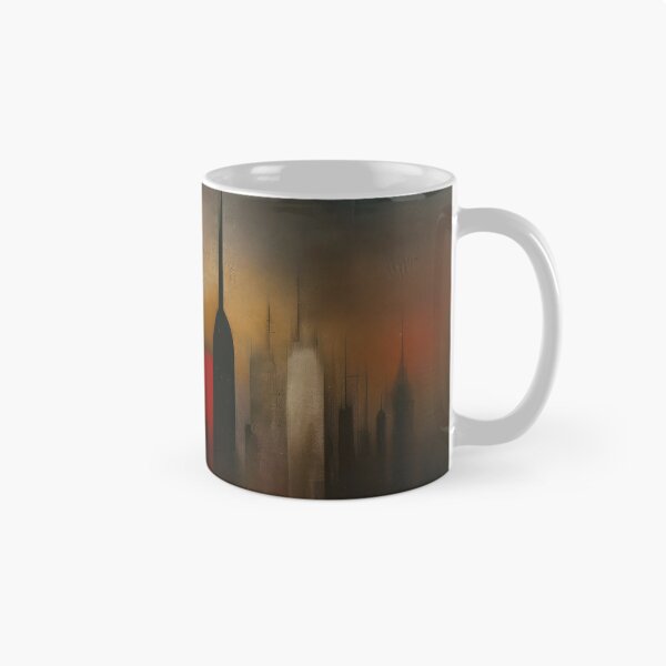 Item preview, Red Signal Skyline designed and sold by NeoNebulaArt.