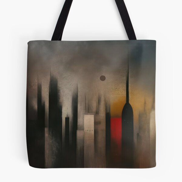 Item preview, Red Signal Skyline designed and sold by NeoNebulaArt.
