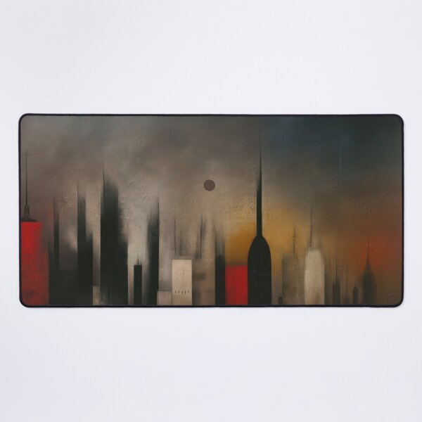 Item preview, Red Signal Skyline designed and sold by NeoNebulaArt.