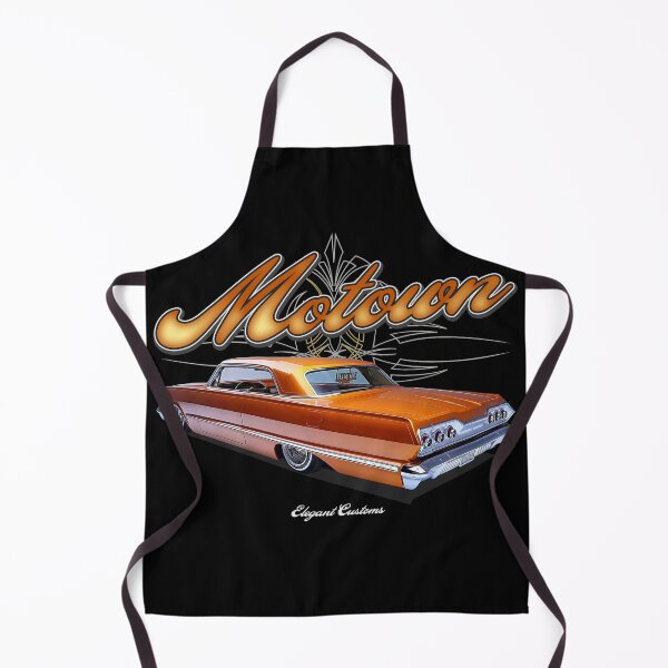 Artikelvorschau, 1963er Impala Motown mit dem Aufdruck „Kustom, Hot Rod, Muscle Car“ entworfen und verkauft von Elegant Customs.