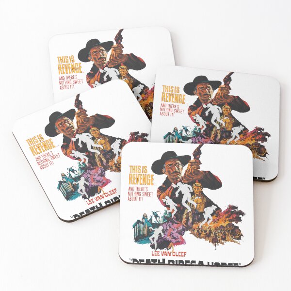 Item preview, Vintage Western Movie Poster Vengeance Design designed and sold by LISATHOMP.