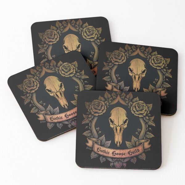 Item preview,  Gothic Goose Guild Skull and Roses Design designed and sold by FaeryNuff.