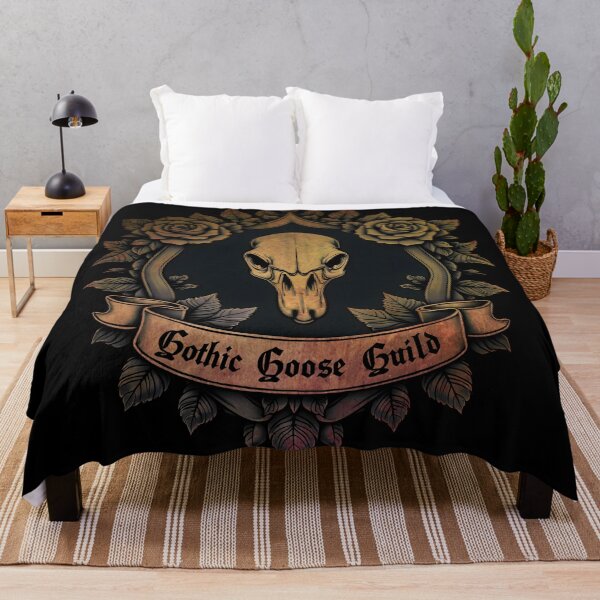 Item preview, Gothic Goose Guild Skull and Roses Design designed and sold by FaeryNuff.