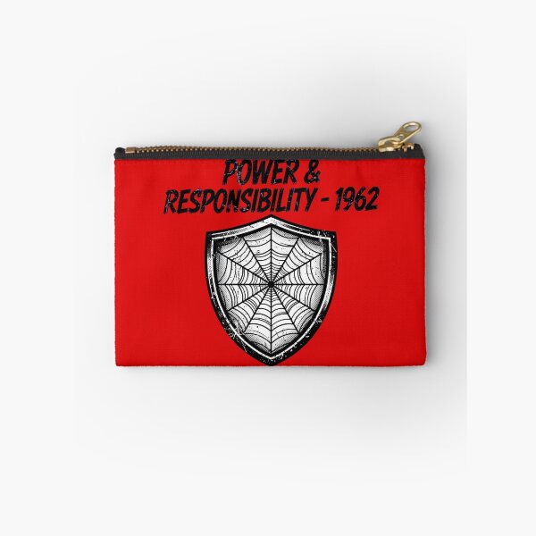 Item preview, Power & Responsibility - Spider Hero designed and sold by GeeklyShirts.