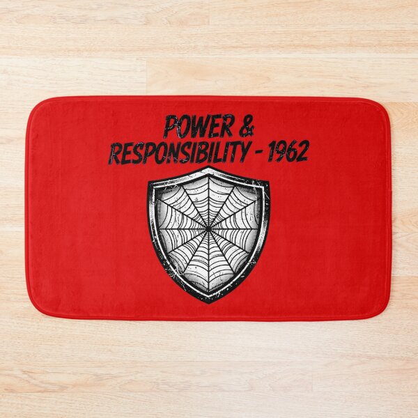 Item preview, Power & Responsibility - Spider Hero designed and sold by GeeklyShirts.