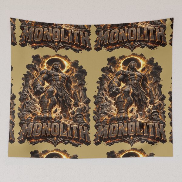 Item preview, Monolith Ancient Stone Titan – Powerful Timeless Strength Streetwear Design designed and sold by Bathu Designs.