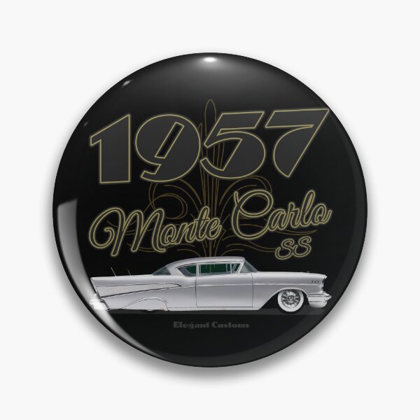 Item preview, 1957 Monte Carlo SS with text - Lowrider, Kustom, Hot Rod, Muscle Car designed and sold by Elegant Customs.