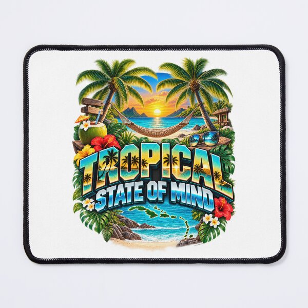 Item preview, Tropical State of Mind – Caribbean Island Beach Vibes designed and sold by BilcoStillbaze.
