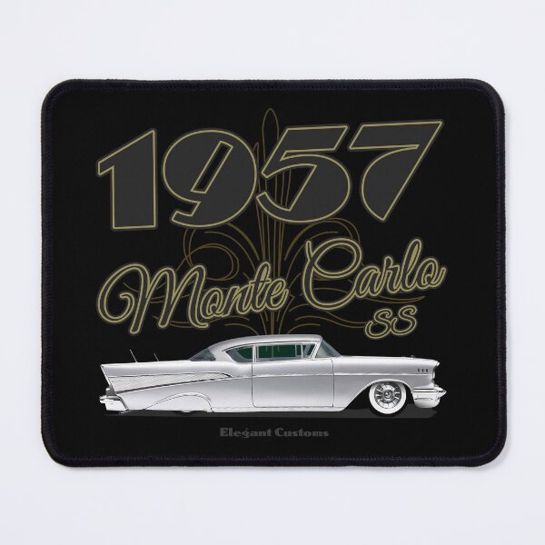 Item preview, 1957 Monte Carlo SS with text - Lowrider, Kustom, Hot Rod, Muscle Car designed and sold by Elegant Customs.