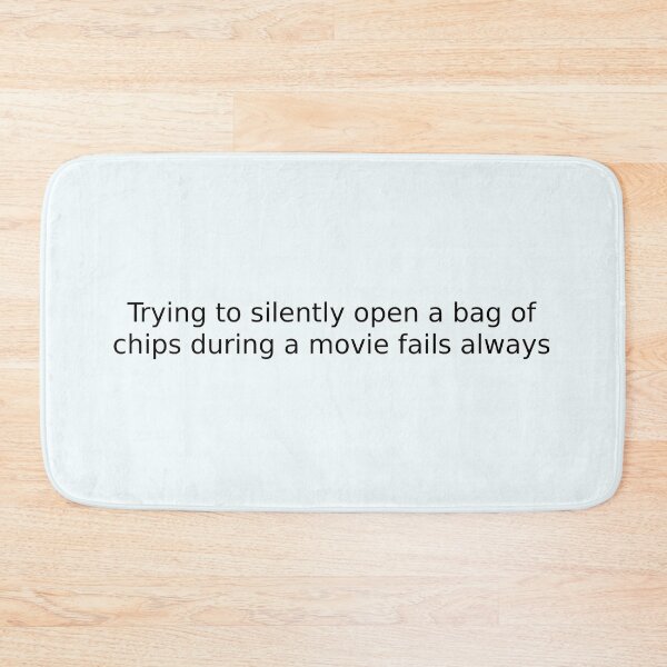 Item preview, Trying to silently open a bag of chips during a movie fails always designed and sold by English Learning.
