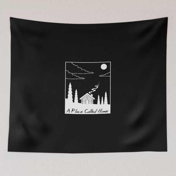 Item preview, A Place Called Home Cabin Moon Night Pine Trees designed and sold by helencacu.
