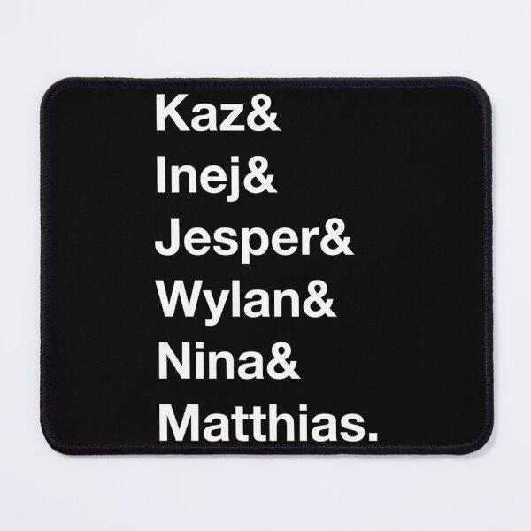 Item preview, Six Of Crows T-Shirt Kaz  Inej  Jesper  Wylan  Nina  Matthias designed and sold by saydeelightfoo.