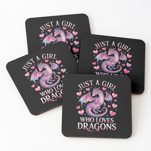 Item preview, Just a Girl Who Loves Dragons Cute Pink Fantasy Design designed and sold by Ostericaimusa.