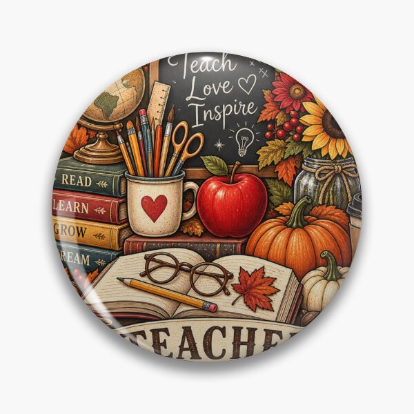 Item preview, Teacher Appreciation Fall Classroom Books Apple Pumpkin Floral designed and sold by FestivityFinds.