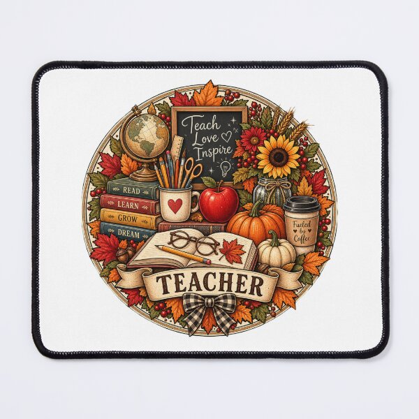 Item preview, Teacher Appreciation Fall Classroom Books Apple Pumpkin Floral designed and sold by FestivityFinds.