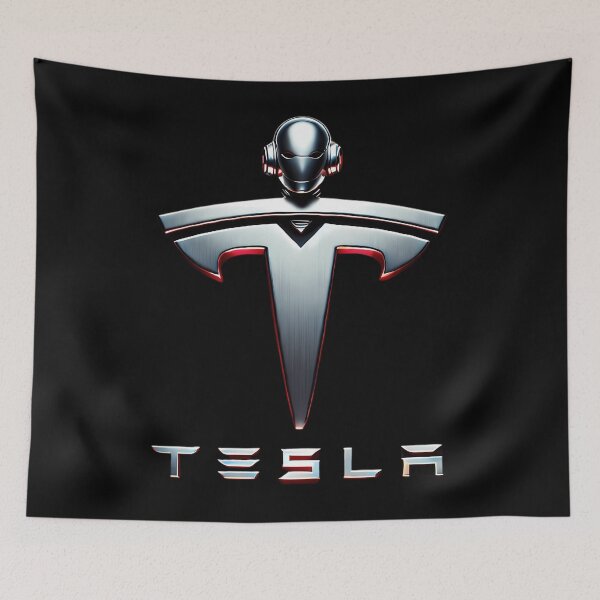 Item preview, Tesla Logo Car designed and sold by Unfortunately Cool.