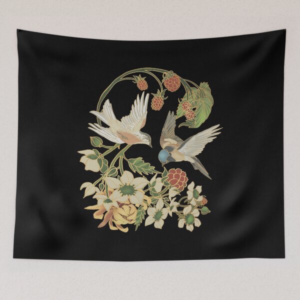 Item preview, Art Nouveau Birds and Berries Motif designed and sold by DALTONILLIAMS.