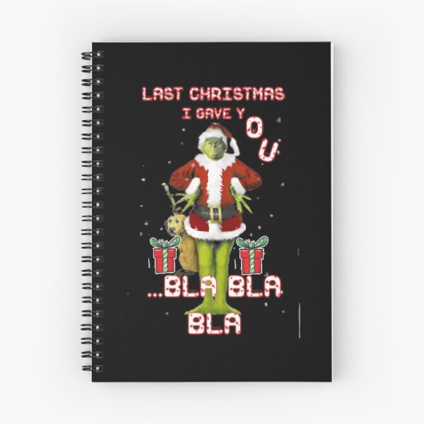 Item preview, Last Christmas I Gave You Bla Bla Bla Grinch Funny designed and sold by DarrenMorrisArt.