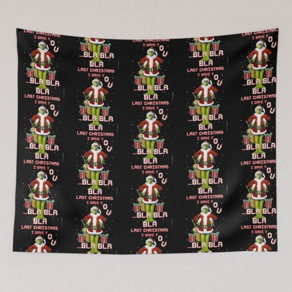 Item preview, Last Christmas I Gave You Bla Bla Bla Grinch Funny designed and sold by DarrenMorrisArt.