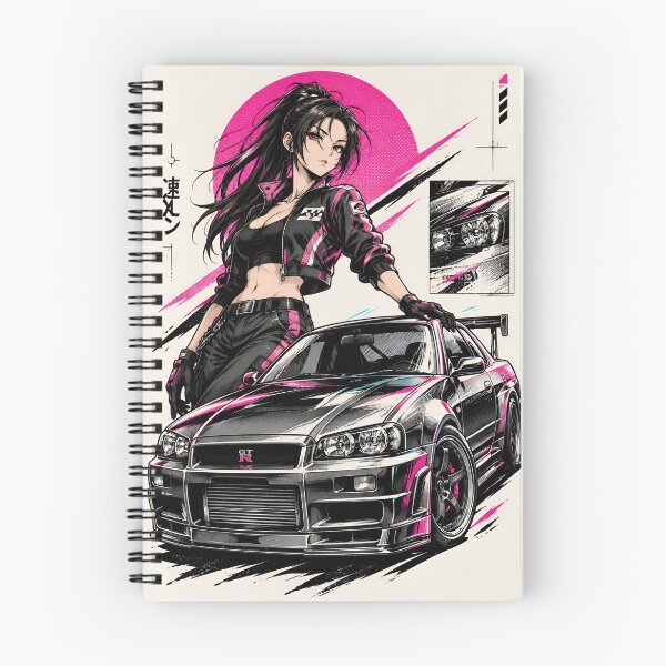 Item preview, Anime Racing Girl and Sports Car designed and sold by Pixel-Perfecto.