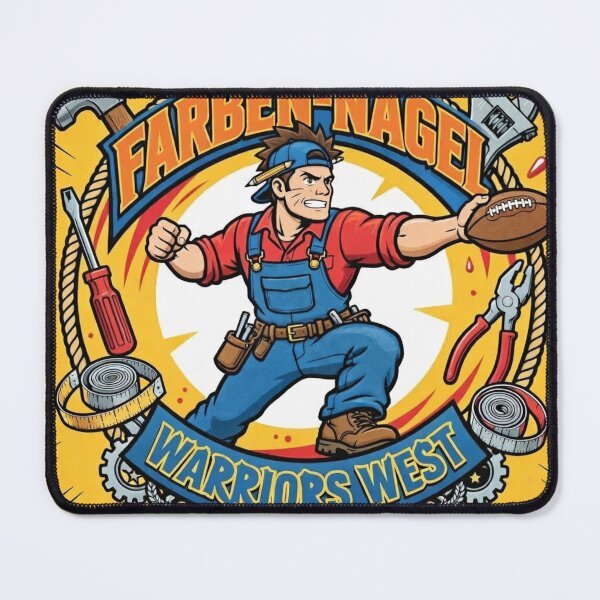 Item preview, Farben-Nagel Warriors West Retro Comic Style T-Shirt designed and sold by FABIOLA1970.