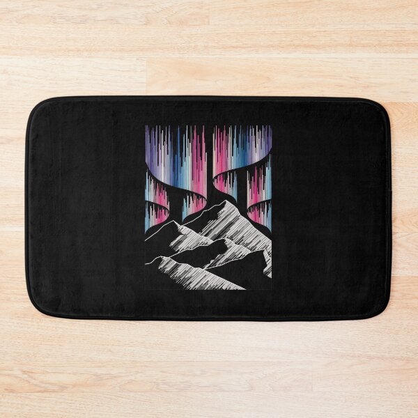Item preview, Abstract Aurora Mountain Art designed and sold by lamercarv.