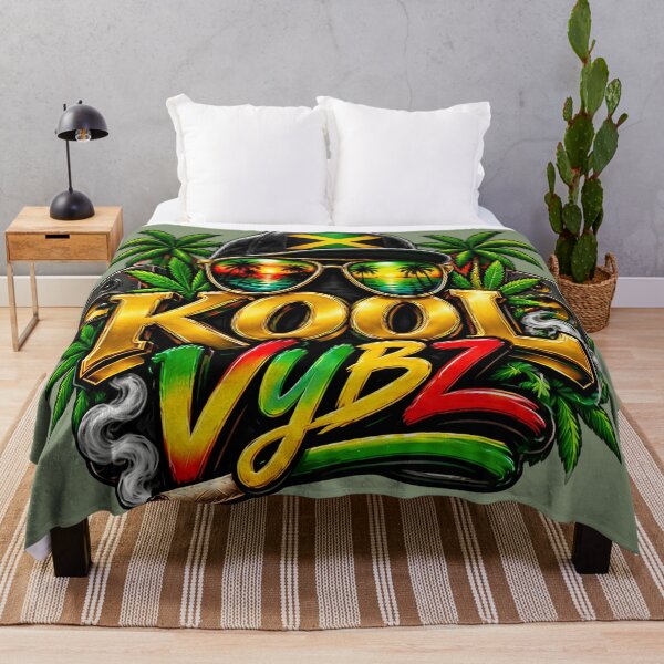 Item preview, Kool Vybz Jamaican Reggae Beach Party Vibes Gold Text Design designed and sold by digitalbob60.