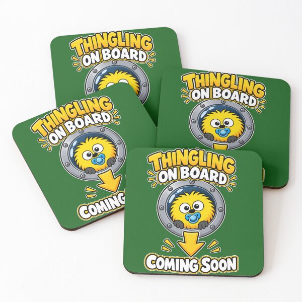 Item preview, Thingling on Board: Funny Baby on Board for Pregnancy. designed and sold by TheThinglings.