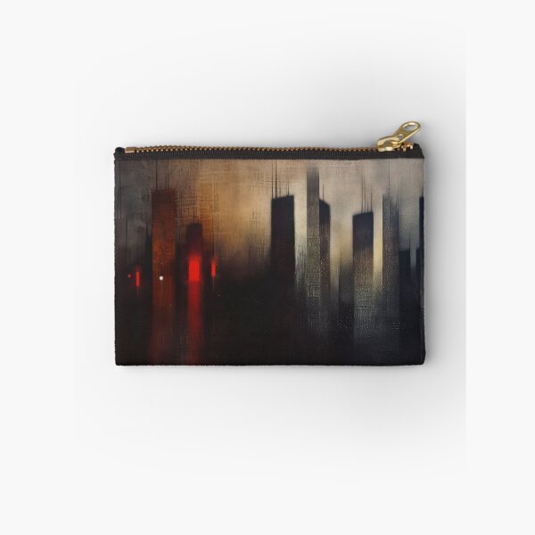 Item preview, Red Lights in the Concrete Fog designed and sold by NeoNebulaArt.