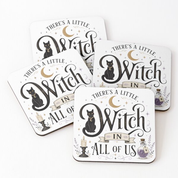 Item preview, There’s a Little Witch in All of Us Black Cat Witchy  designed and sold by Zizo-DR44.